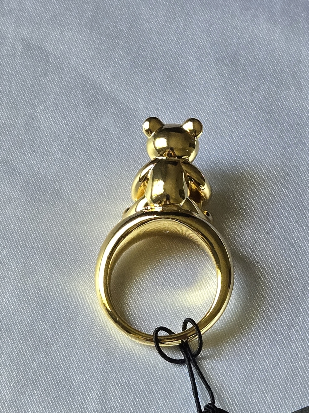 kate spade NWT "Oh What Fun" Spade Teddy Bear Ring 6.5 - Picture 3 of 6